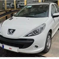 پژو ۲۰۷ پانا قالپاق خشک رنگ سفید کارت طلایی