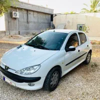 206 تیپ 5 مدل 93 سه تیکه رنگ شاسی سالم