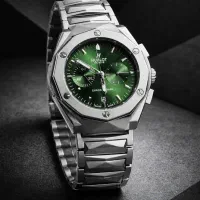 ساعت سه موتور فعال کرنوگراف هابلوت HUBLOT بندفلزی