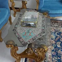 مبل ۹ نفره همرا جلومبلی ودوتا عسلی|مبلمان خانگی و میز عسلی|تهران, مشیریه|دیوار