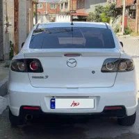 مزدا ۳ مونتاژ رنگ سفید مدل ۸۷