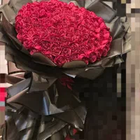 دسته گل روبانی