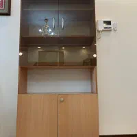 بوفه (کتابخانه)|کتابخانه، شلف، قفسه‌های دیواری|کرج, گلشهر|دیوار