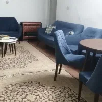 مبل ۷نفره و جلو مبلی و میز غذا خوری ۴نفره سالم