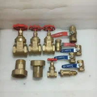 شیرآلات برنجی و اتصالات 5 لایه و گالوانیزه 40%