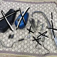 تعدادی لوازم استوک، دست دوم، نو و درحد موتور هوندا