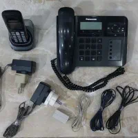 گوشی پاناسونیک ثابت با یه گوشی بیسیم
