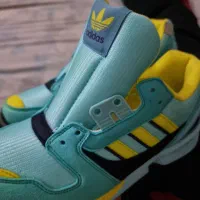 کتونی ادیداس zx8000 aqua فیروزه ای سایز ۴۰
