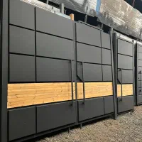 درب اهنی تلفیق چوب واهن محکم (تولیدوپخش)|مصالح و تجهیزات ساختمان|ماسوله, |دیوار