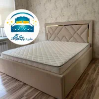 تخت خواب دو نفره حاجی پور(تختخواب۲دونفره)تشک شاینا