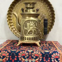 کتری ذغالی برنجی