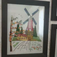 تابلو گلدوزی نمونه