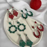 گوشواره های کریستالی کالکشن یلدایی|بدلیجات|تهران, تهرانپارس غربی|دیوار