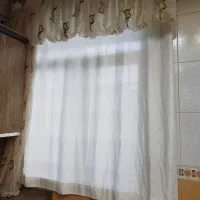 پرده حریر ترک با آستر ساتن و یالان پفکی|پرده، رانر، رومیزی|کرمانشاه, |دیوار