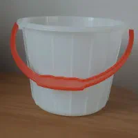 سطل پلاستیکی نودسته دار|ظروف نگهدارنده، پلاستیکی، یکبارمصرف|رشت, جهاد|دیوار