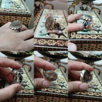 انگشتر شجر پاییزه با رکاب دست‌ساز کم‌نظیر