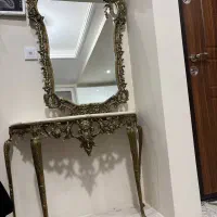 آینه و کنسول برنجی|مبلمان خانگی و میز عسلی|تهران, جوادیه|دیوار