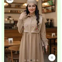 مانتو نو نسکافه ای مزون پرگل