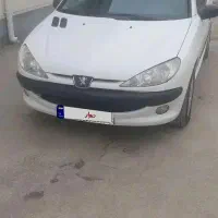 پژو ۲۰۶سفید تیپ ۲ مدل ۹۵