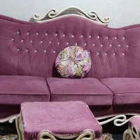 مبلمان ۷ نفره تمام چوب راش|مبلمان خانگی و میز عسلی|نسیم‌شهر, |دیوار