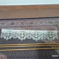 کتیبه و میله فلزی پرده