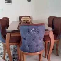 میز ناهارخوری چوب راش.