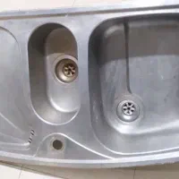 سینک استیل سایز ۵۰×۱۰۰ توکار|مصالح و تجهیزات ساختمان|کرج, کوی امامیه|دیوار