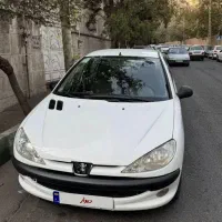 206 تیپ 2 سفید مدل 1396