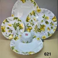 سرویس ۲۵پارچه کنگره دار و گرد ۲۸پارچه