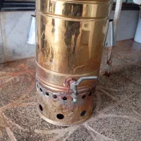 سماور ۳۰لیتری استیل طلایی