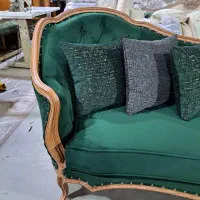 کاناپه سه نفره فرانسوی با رنگ سندبلاست|مبلمان خانگی و میز عسلی|شیراز, وصال|دیوار