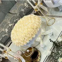 سفارش گل روبانی/بوکت پروانه هدیه ای خراب نشدنی|گل مصنوعی|رشت, چمارسرا|دیوار