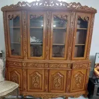 بوفه از جنس چوب گردو براق