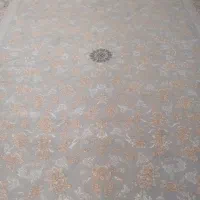 جفت فرش نو ۱۲متری طرح طوسی روشن|فرش|بوئین و میاندشت, |دیوار