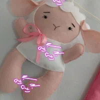 ریسه با نام بهار با یه ببعی بامزه|صنایع دستی و سایر لوازم تزئینی|قم, در بهشت|دیوار