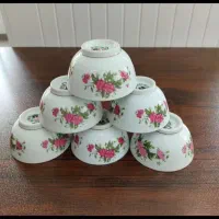 ظروف گل سرخی ژاپن|ظروف سرو و پذیرایی|قم, هنرستان|دیوار