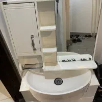 روشویی کابینتی ضد آب پی وی سی بهمراه آینه