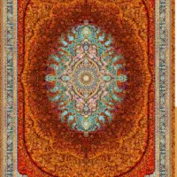 فرش ابروبادی انواع۷۰۰شانه نخی درجه ماهرخ کد۱۲۳۰|فرش|شیراز, فرگاز|دیوار