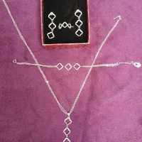 سرویس نقره ایتالیایی زنجیر پلاک