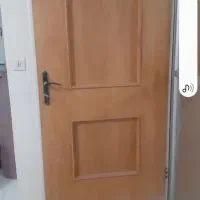 درب چوبی همراه باچهارچوبه