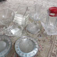 ظروف شیشه ای پارچ بشقاب