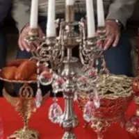 شمعدان ساعت قدیمی الیاژ