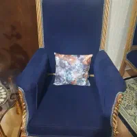 فروش یه دست مبل استیل ۷نفر با جلو مبلی وعسلی