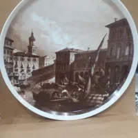 بشقاب دیوار کوب ایتالیایی|کلکسیون اشیاء عتیقه|تهران, نیروی هوایی (پیروزی)|دیوار