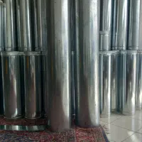 پخش لوله گلخانه گالوانیزه بخاری اسپیرال