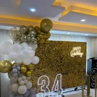 بادکنک آرایی.تم تولد.دیجی.فینگر.اجاره رقص نور