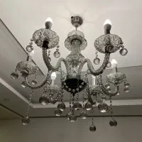 لوستر طرح باکارا ۶ شاخه|لوستر و چراغ آویز|تهران, قبا|دیوار