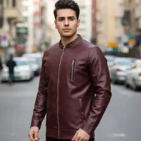 انواع کاپشن چرم مردانه شیک