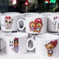 ماگ کوتاه چاپ دار|ظروف سرو و پذیرایی|جوین, |دیوار