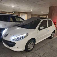 پژو ۲۰۷ پانا اتومات صفر خشک سفید فول